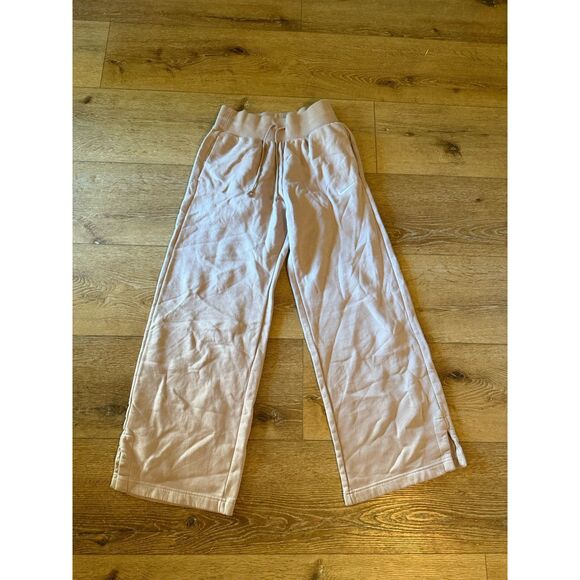 Nike Pants Womens Purple Small Phoenix Fleece Jade High Rise Wide Leg Sweatpants - Picture 1 of 3